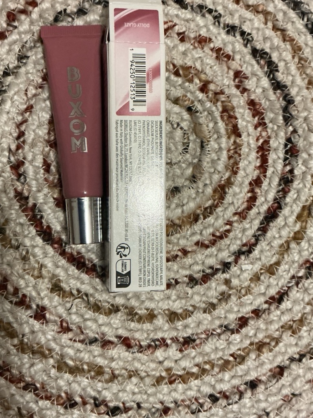 BUXOM Mauve Pink Lip Gloss Tube